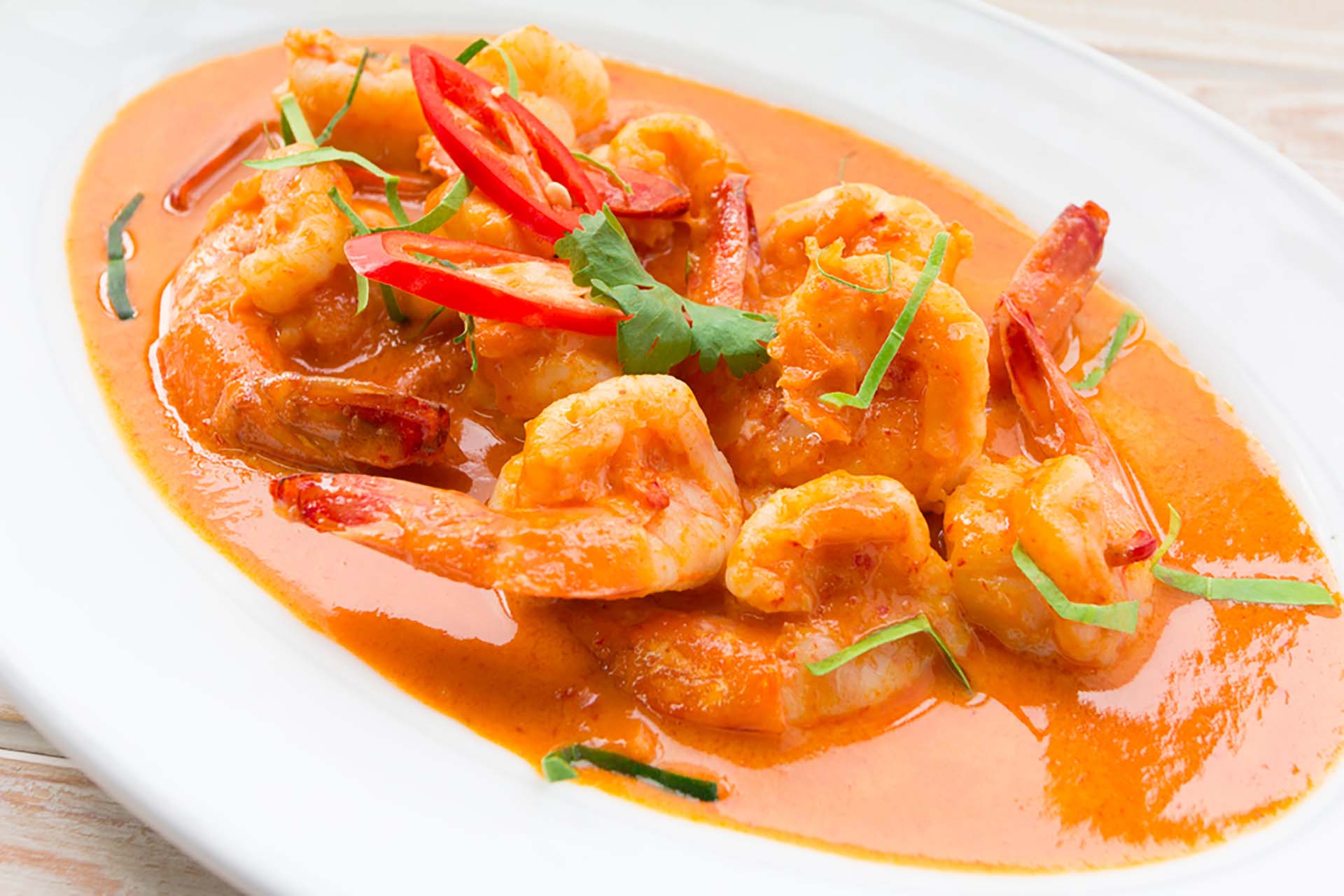 Shrimp Curry Yummy order at Friends Indian Cuisine